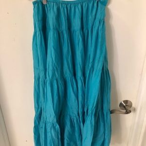 Y2K Flowey Long Skirt